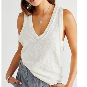 Free People slub knit racerback tank - We The Free Slim & Simple Tank